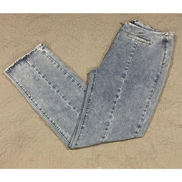 PrettyLittleThing Denim - Pretty Little Thing Blue Wash 16 UK Tall Straight New Vintage Look Jeans